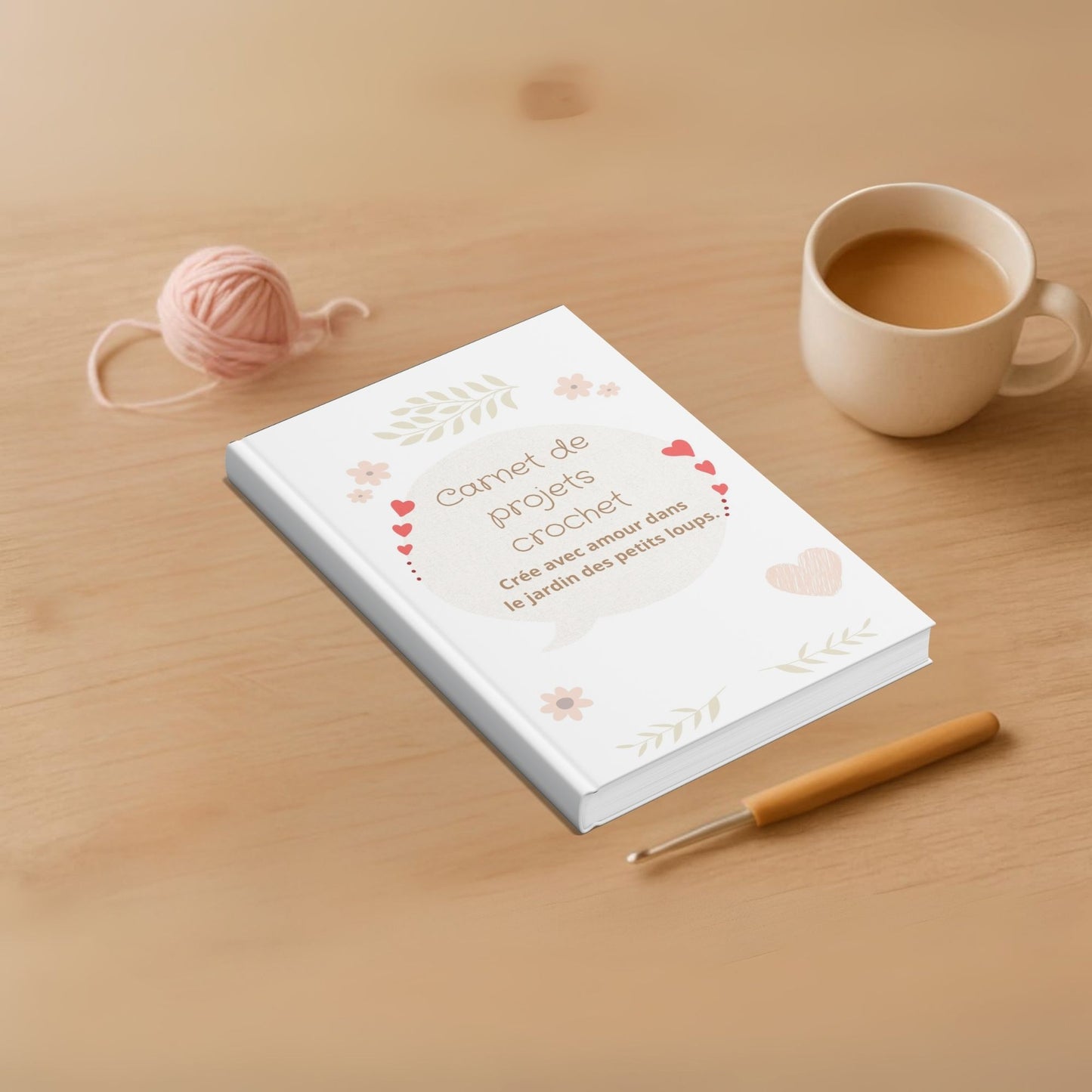 Mon carnet de projets crochet et tricot – Édition Douce 🧶💗