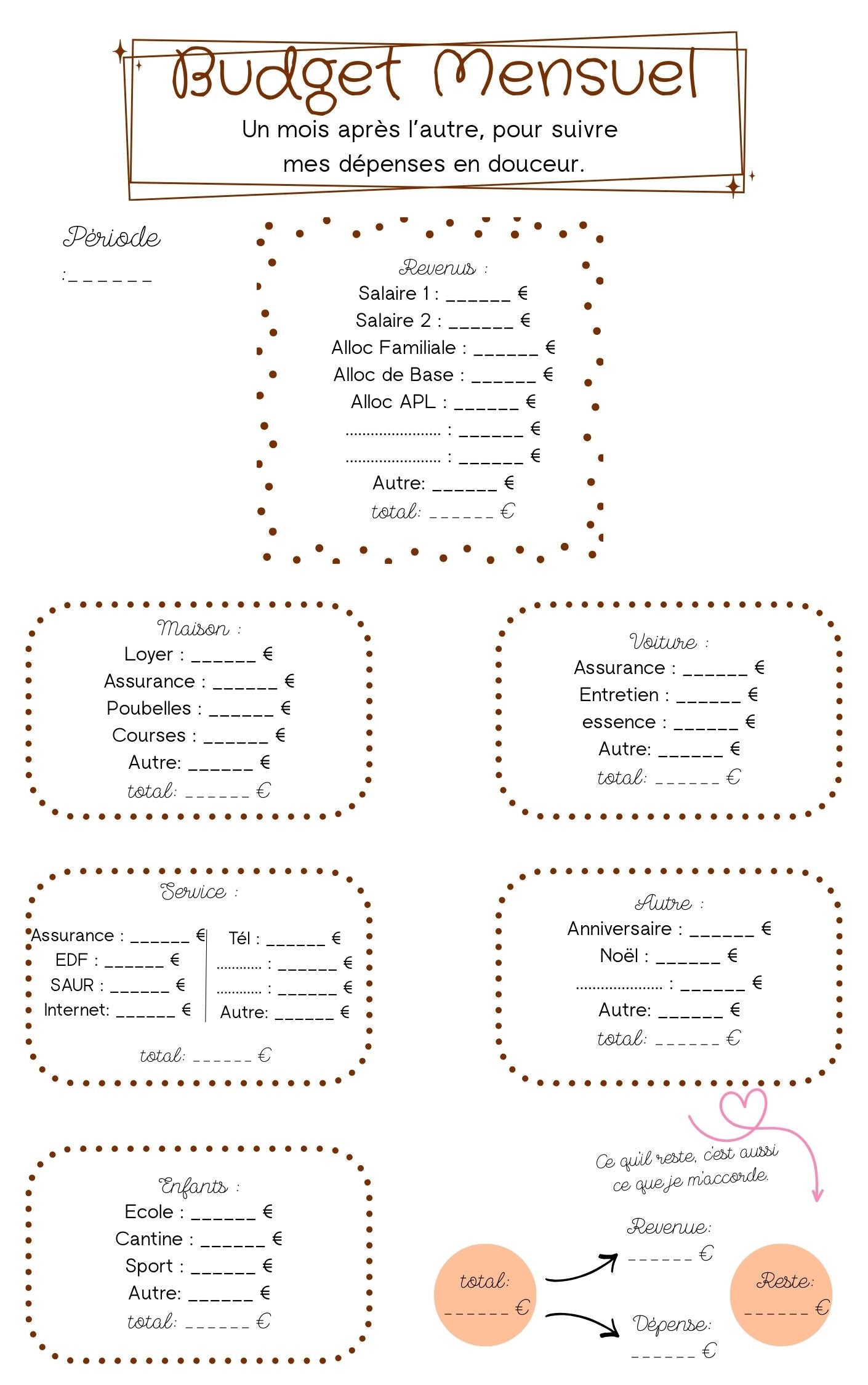 Parents organisés… ou pas Le classeur du quotidien à imprimer – version PDF